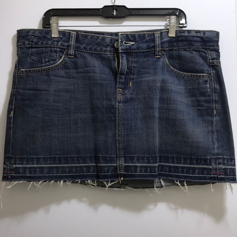 Gap mini denim skirt